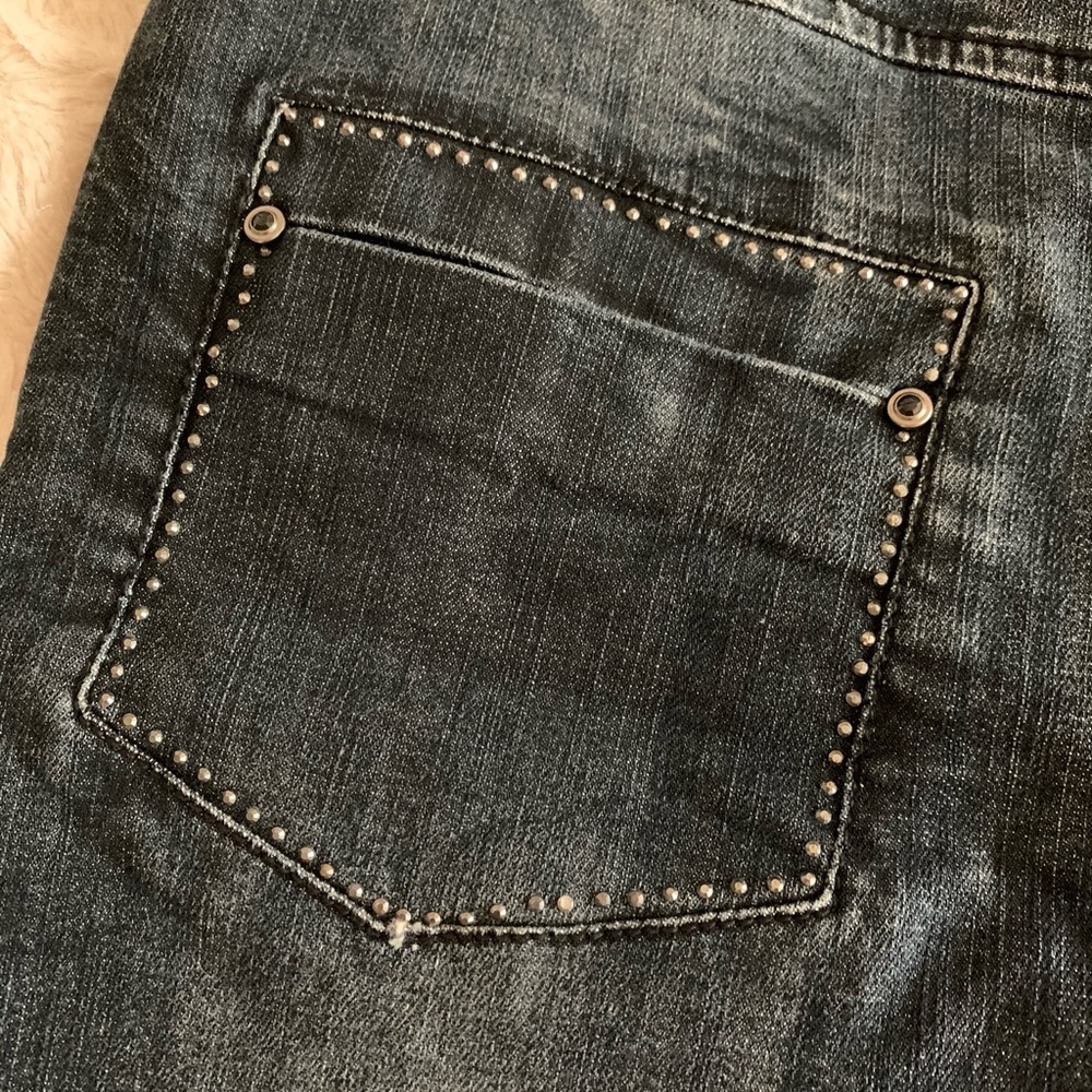 Sfera Dark Grey Denim Skirt - Picture 3 of 5
